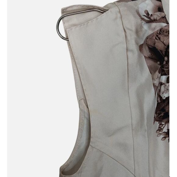 Louis Vuitton 100% Silk Sleeveless Floral Blouse Top FR 36 (US 4) Made in France - Picture 7 of 11